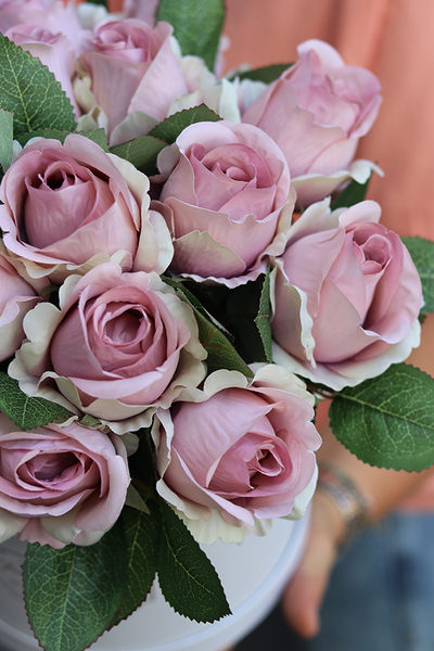 flowerbox z różami, Różane Lato, wys.31cm