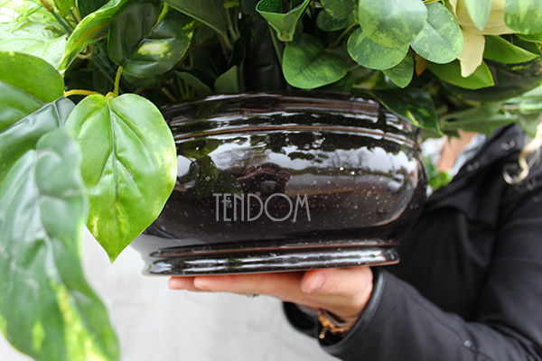 Janina Zieleń kompozycja kwiatowa nagrobna wys.38cm, śr.50cm