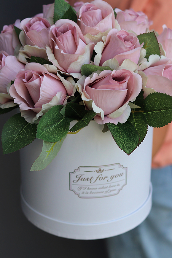 flowerbox z różami, Różane Lato, wys.31cm