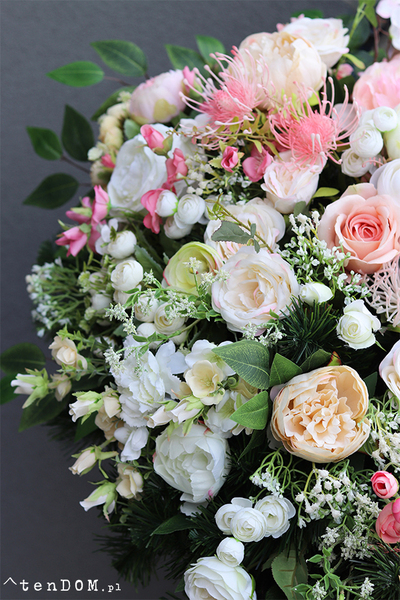 bogata kompozycja / wiązanka nagrobna, Pianolla Deluxe, dł.100cm 