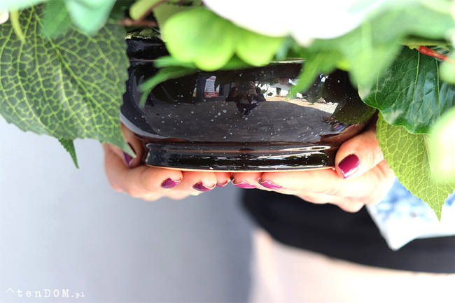 Janina Salea, kompozycja nagrobna w naczyniu, wym.35x50cm