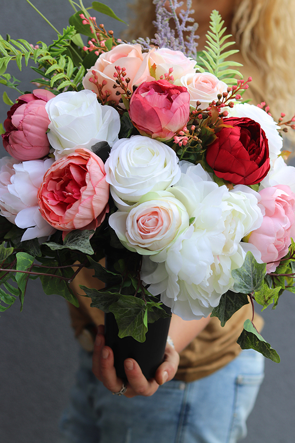 Alina, bukiet nagrobny we wkładzie, wys.42cm