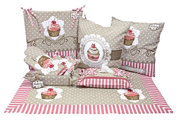 bawełniany obrus Słodkie Muffiny 85x85cm