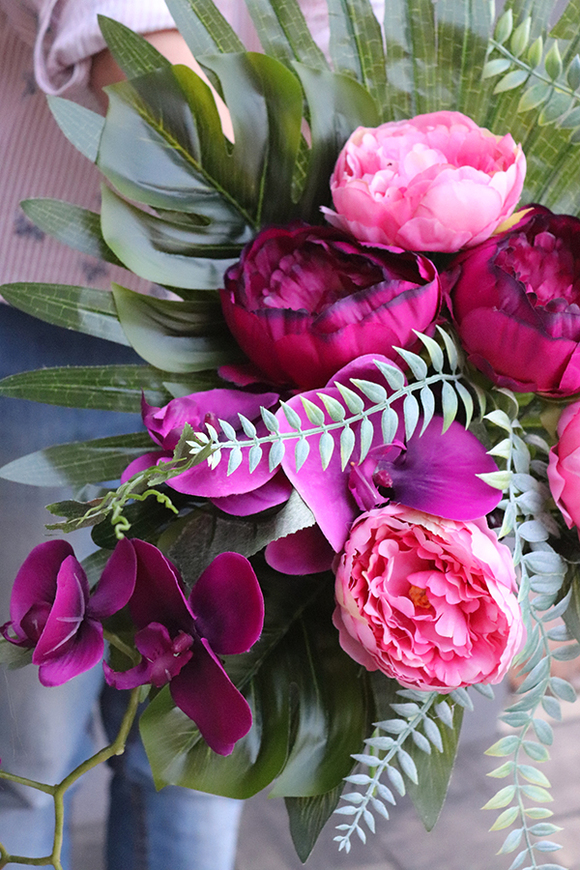 dekoracje nagrobne Martha, komplet, kompozycja + bukiet 