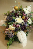 elegancka wiązanka nagrobna, Selenida, dł.77cm