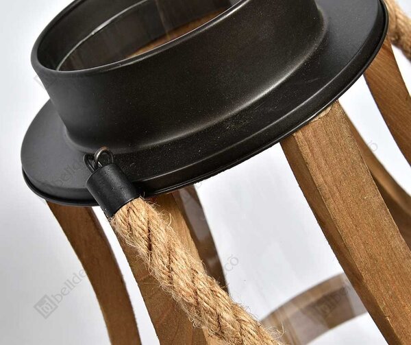 Garden Lampion pękaty A, wys. 50cm/77cm z liną 