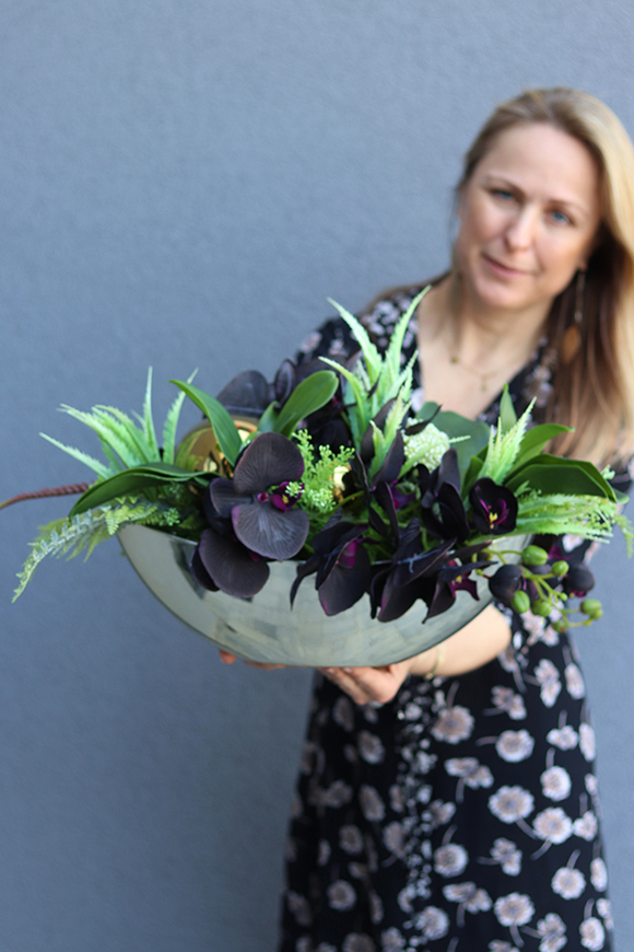 Deko Storczyk Dekoria Black&Gold, wym.30x45cm