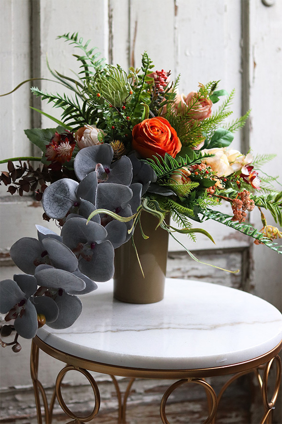 Memory Premium, elegancki komplet dekoracji nagrobnych, kompozycja + bukiet