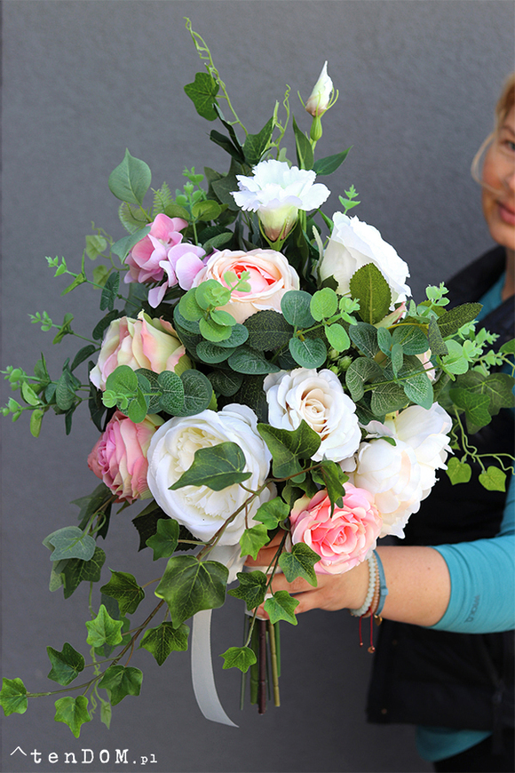 Janina Balea, bukiet / dekoracja nagrobna, dł.50cm 