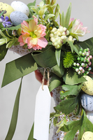 dekoracyjny wianek wielkanocny Koronkowy 13, śr. 30cm