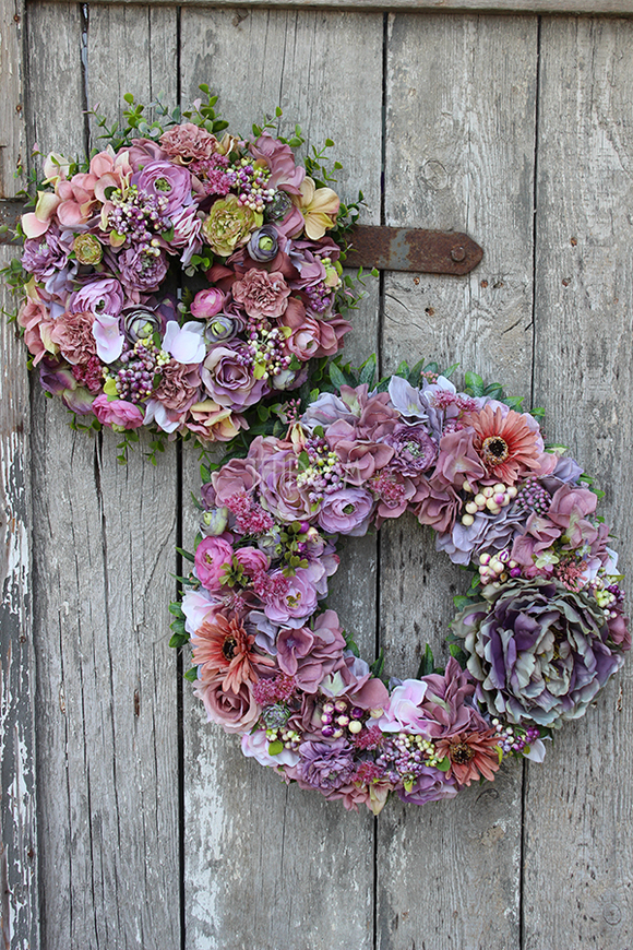 Bogactwo Natury piękny wianek na drzwi, śr.30cm 