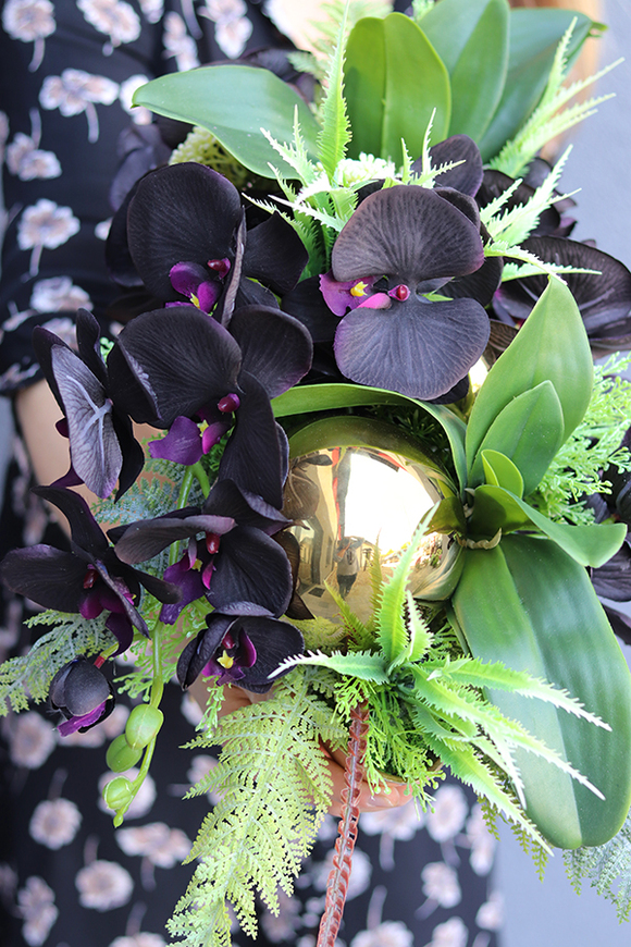 Deko Storczyk Dekoria Black&Gold, wym.30x45cm