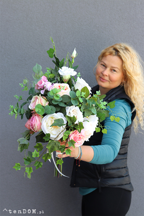Janina Balea, bukiet / dekoracja nagrobna, dł.50cm