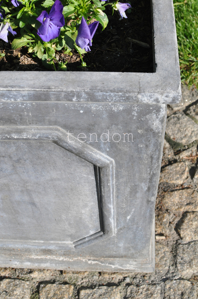 OD RĘKI Grigio, donica kwadratowa D, wym.25.5x25.5x26cm