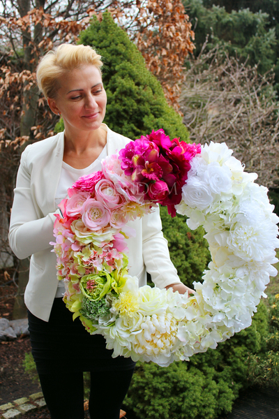 wianek na drzwi Full of Summer, śr.55cm 