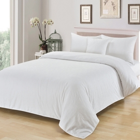 Sophia, ekskluzywna biała pościel, 220x200cm + dwie poszewki 50x70cm 