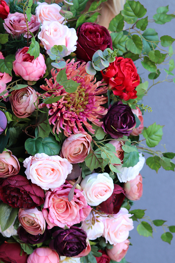 Georgia Premium, kwiatowa wiązanka nagrobna, dł.100cm