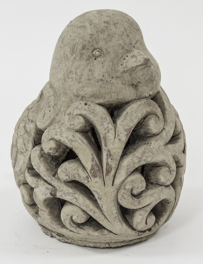 Cirrus Bird A, dekoracyjna betonowa figurka, wym.14x14x10cm
