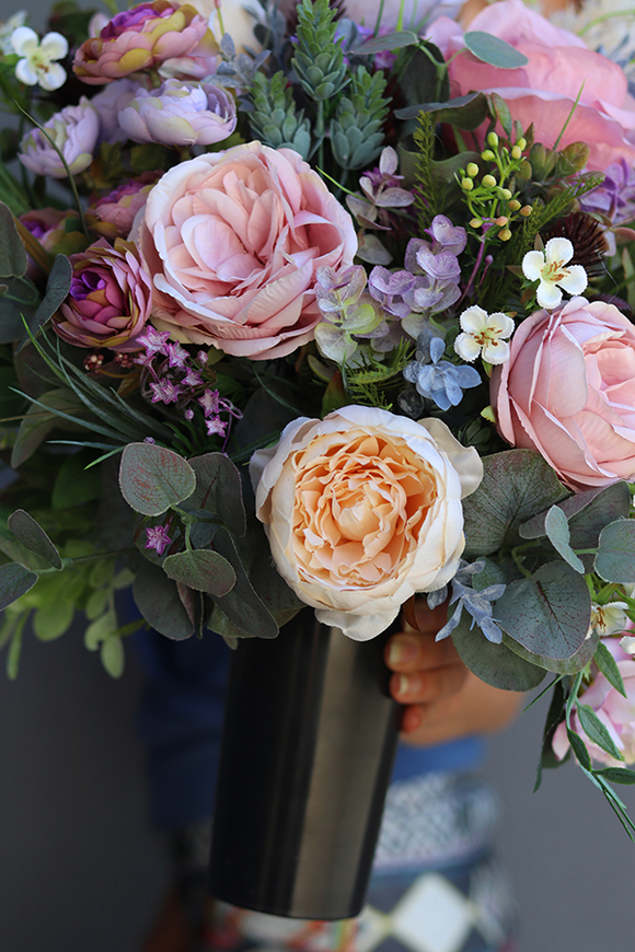 Bogactwo Natury Elegance 2, bukiet / kompozycja nagrobna, wys.43cm 