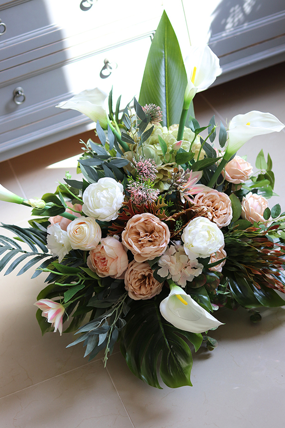 Maria Beige 2, kompozycja nagrobna, wym.30x50cm 