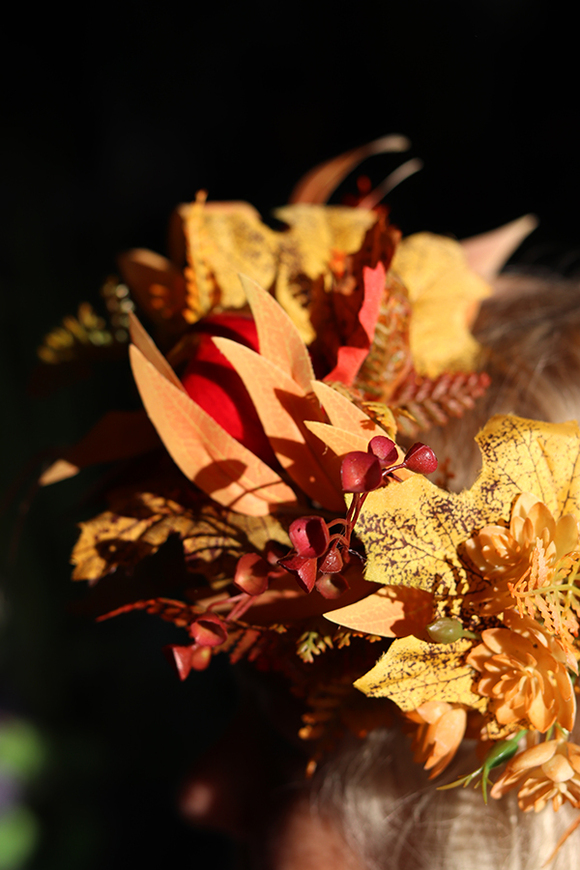 jesienny wianek na głowę, Pani Jesień 2, rozmiar uniwersalny