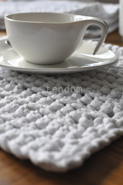 podkładki / maty kuchenne White, komplet 4 sztuk