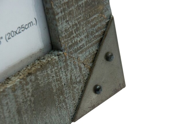 ramka na zdjęcie z drewna mangowego Silver 10x15cm