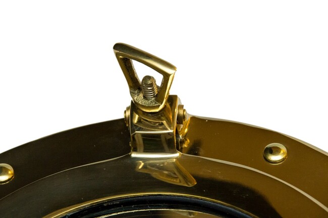 lustro w bulaju okrętowym mosiężnym śr.16cm