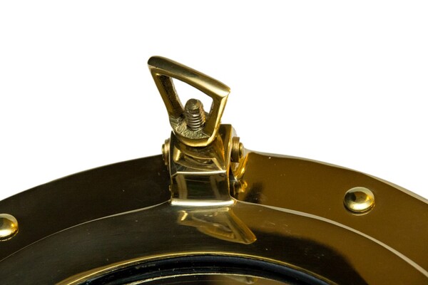 lustro w bulaju okrętowym mosiężnym śr.16cm