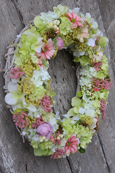 Amazing Sunny, dekoracyjny wianek na drzwi, śr.30cm  