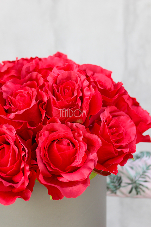 Kallana, kompozycja kwiatowa / bukiet / flowerbox, wys.40cm