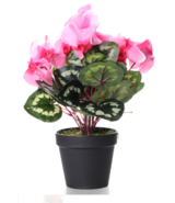 Cyklamen sztuczny w doniczce, różowy, wys.35cm