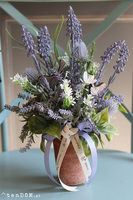 kompozycja kwiatowa, Lawendowa Bajka, wym.32x22cm