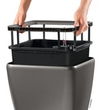 Quadro, elegancka donica z nawadnianiem, biała, wym.40x43cm