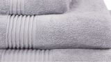 bawełniany ręcznik Basic, kolor jasny szary, wym.30x50cm