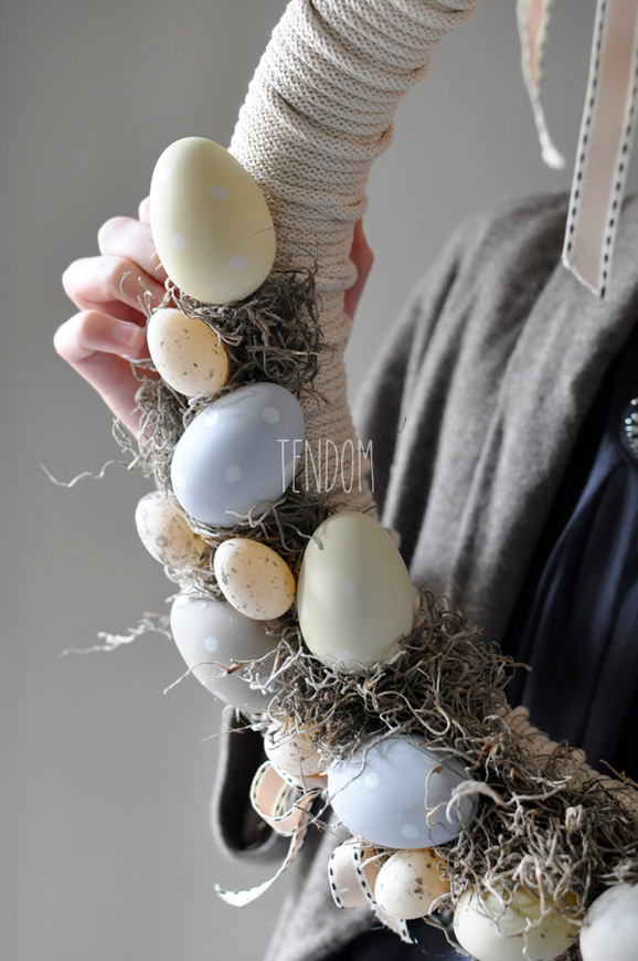 wianek dekoracyjny sznurowy Tate, śr.40cm