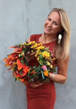 piękny wianek Jesienny Terranova śr.35cm 