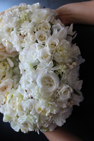 biało-kremowy wianek Biel Exclusive, śr.43cm 