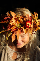 jesienny wianek na głowę, Pani Jesień 2, rozmiar uniwersalny