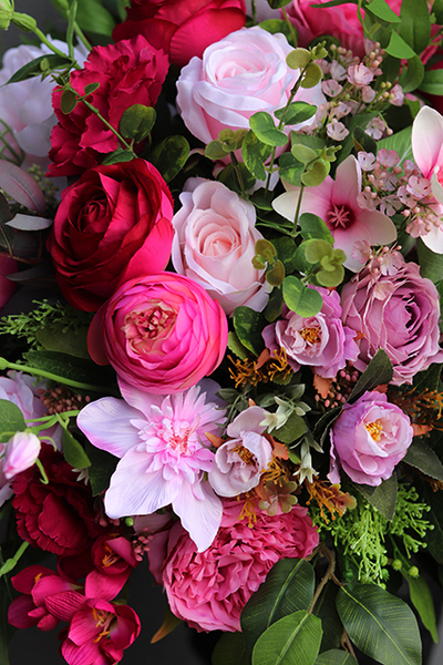 Janina Fuksja, kwiatowa kompozycja nagrobna, wym.50x60cm 