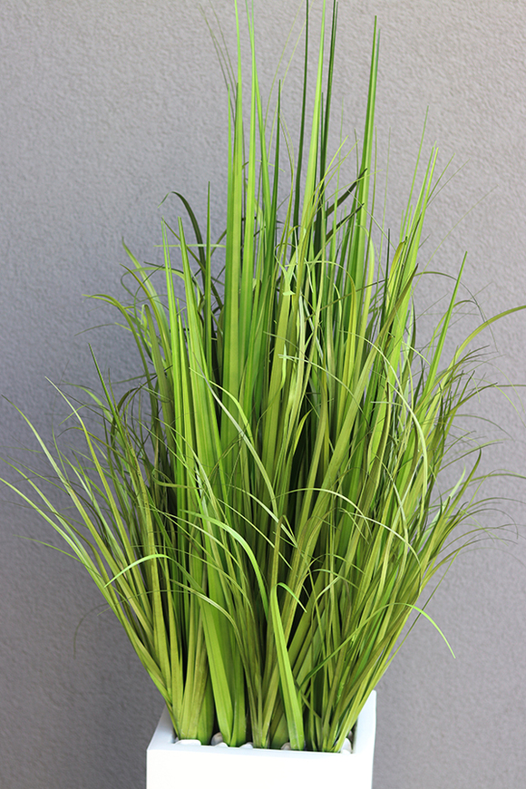 Fiberglass Dekona, nowoczesna kompozycja ze sztucznej trawy, wys.160cm 