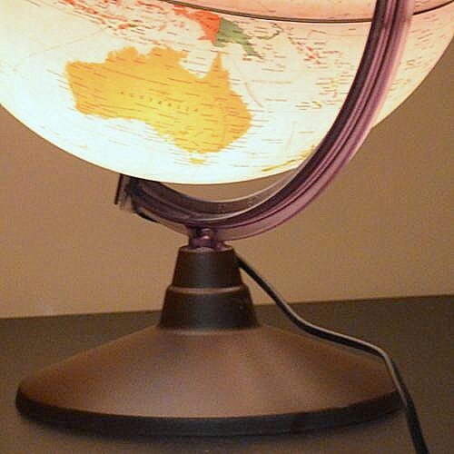 Marco Polo globus podświetlany z lupą, kula 30cm Nova Rico