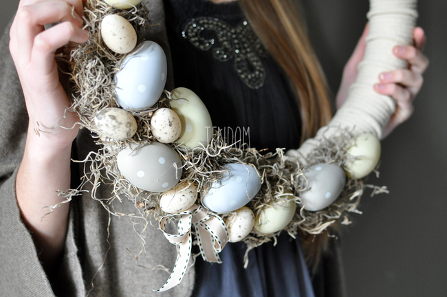 wianek dekoracyjny sznurowy Tate, śr.40cm