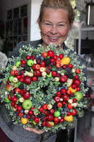 jesienny dekoracyjny wianek Fruits, śr.35cm  