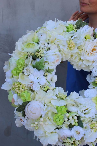 bardzo duży wianek / wieniec na drzwi Cesarski, śr.50cm