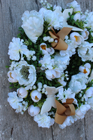 dekoracyjny wianek Urocze Motyle, śr.33cm