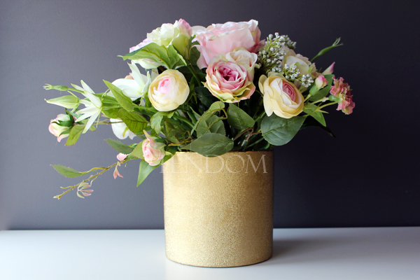 kompozycja kwiatowa / bukiet Romantic Roses, wys.40cm