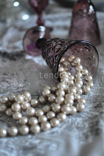 OD RĘKI Lyonnais / Charlotte 6 różowych kielichów La Rochere, wys.16cm 