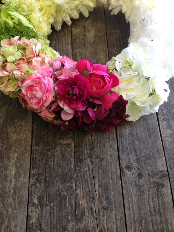 wianek na drzwi Full of Summer, śr.55cm 