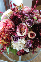 Belle Epoque kompozycja kwiatowa, wys.55 cm